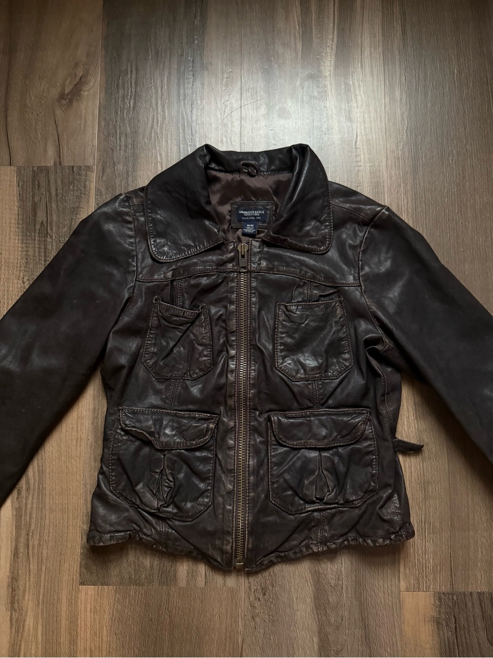 American Eagle Y2K Leather Jacket